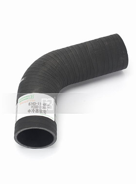 挖掘机卡特E320D/323D中冷器出气管 E0026F/265-3599橡胶出气软管