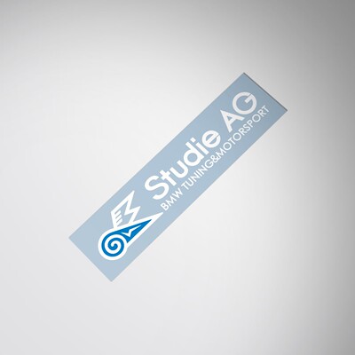 适用于studie AG BMW tuningdecal宝马专门店车身玻璃贴纸贴花