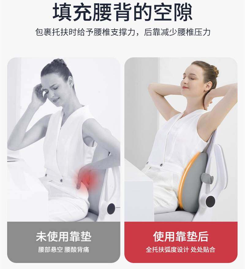 日本腰靠办公室座椅靠垫孕妇久坐护腰枕汽车靠背垫人体工学腰垫高性价比高么？