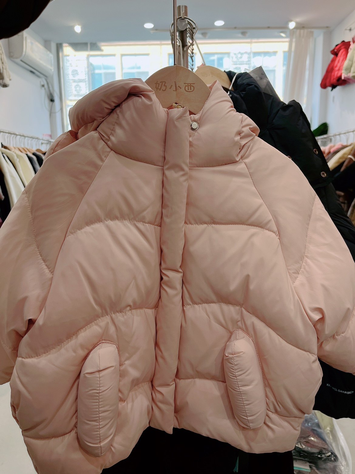 实体店宝宝羽绒服冬季婴儿短款外套儿童连帽新款女童上衣洋气,童装/婴儿装/亲子装,羽绒服,淘宝优惠券,粉丝福利购,淘宝优惠卷