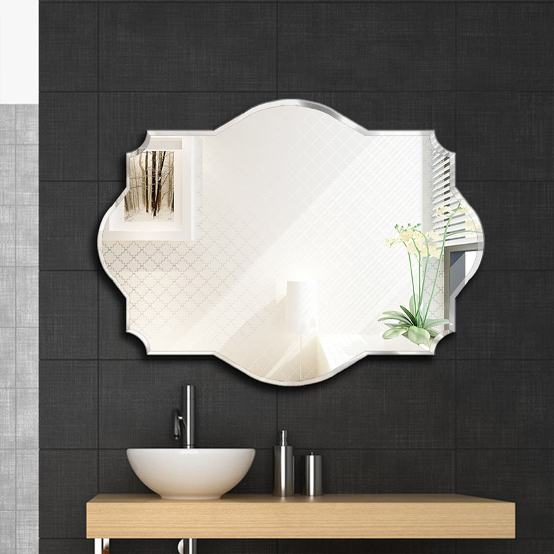 诺凡家美简约多边形浴室镜子无框洗手间卫浴镜卫生间贴墙壁镜包邮|ruв категории жилой мебели, зеркало класса, косметическое зеркало - от Buy2taobao.com для оказания профессиональной услуги покупки агента Taobao