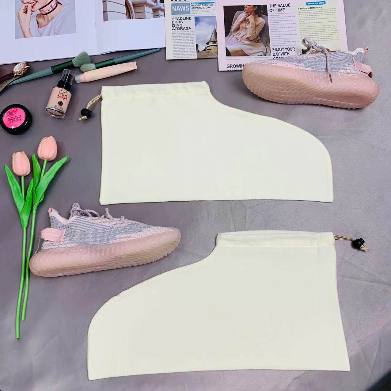 鞋袋晒鞋防黄装鞋子的收纳袋防尘袋小白鞋套防潮防霉束口袋棉布袋