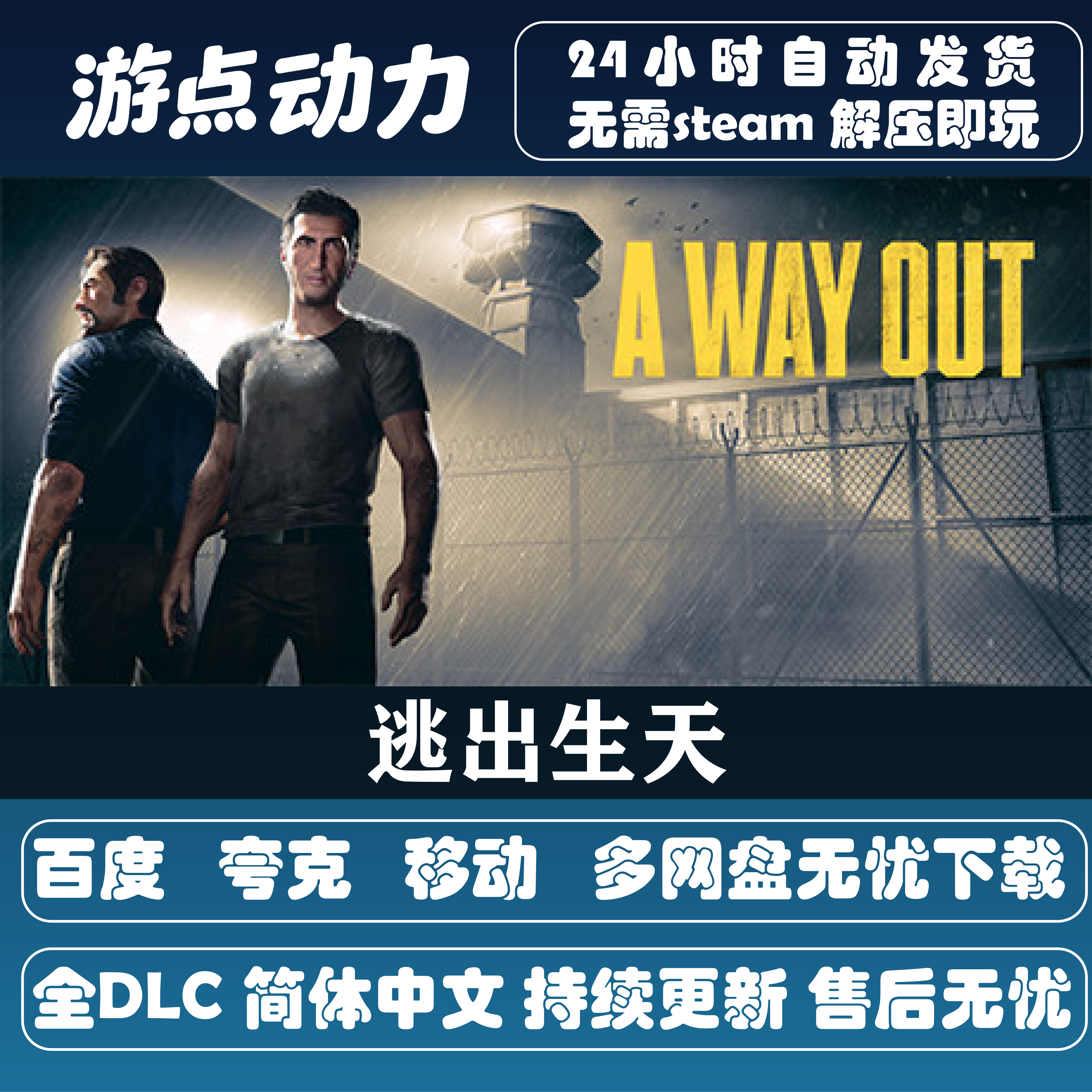 逃出生天免Steam全DLC中STEAM