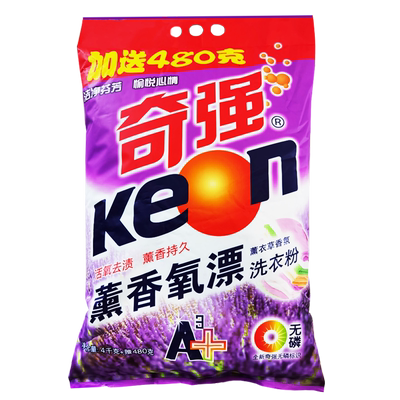 奇强薰香氧漂洗衣粉4.48kg/袋
