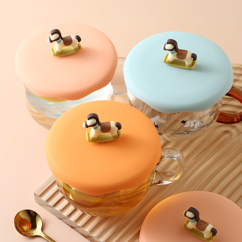 食品级硅胶杯盖通用早餐杯盖单卖