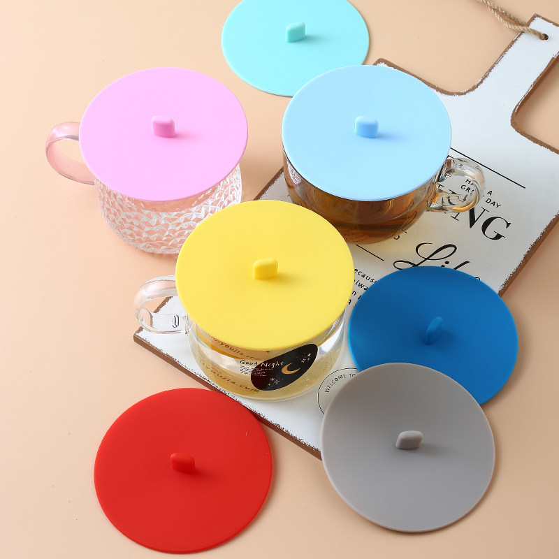 可爱杯盖通用硅胶食品级水杯盖子
