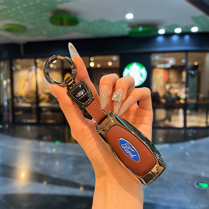 福特翼虎钥匙套老款福克斯嘉年华蒙迪欧翼搏致胜智能汽车包壳扣女