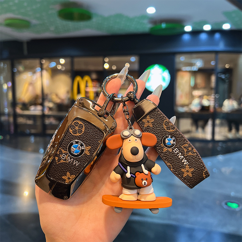 适用于宝马钥匙套老款5系3系525li五系520/320li金属x1x3x5壳扣