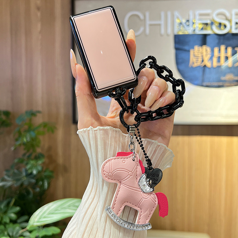 适用奥迪e5钥匙套26款奥迪E5 Sportback包汽车保护壳甜酷黑粉女款
