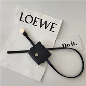 带 皮带休闲百搭裤 文艺圆型简约黑色女细腰带配包包女韩版 潮流时尚