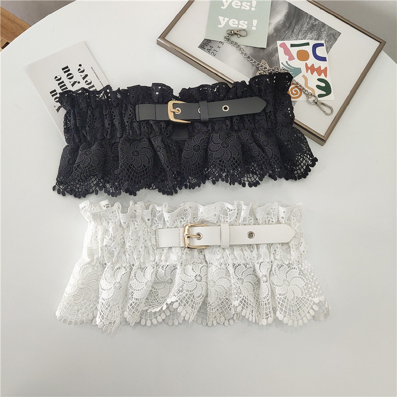 蕾丝女士腰封绑带宽腰带系带塑身时尚外穿配饰衬衫裙装饰皮带