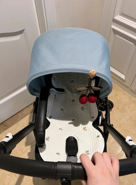 韩国博格步bugaboo婴儿车bee6坐垫bee5/3纯棉四季小蝴蝶棉垫通用