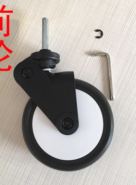 yoya婴儿推车原装前后单车轮配件safety 1st万向轮vovo车轱辘kidd