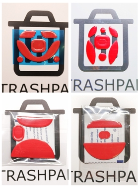 兰族玛雅/荆棘/亚特兰蒂斯/mini鼠标脚贴 红控制 特氟龙