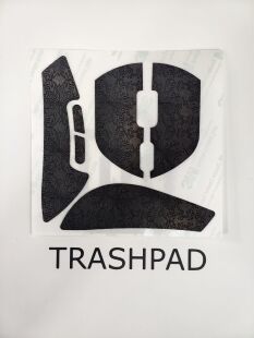 雷柏VT3二代 VT7二代鼠标防滑贴黑雪花聚氨酯0.45mm VT3S