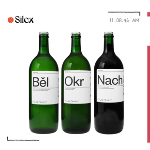 捷克Milan Bel Nestarec 胖胖瓶系列OKR 干白葡萄酒 1L装 自然酒