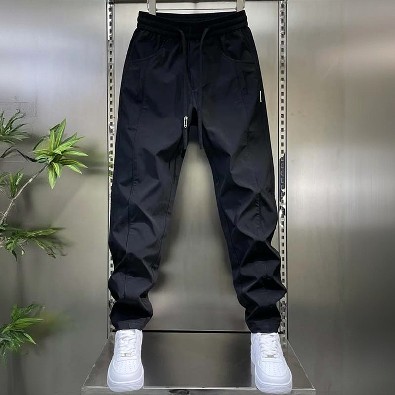 秋冬新款运动时尚户外百搭宽松舒适长裤纯色潮男款修身直筒休闲裤
