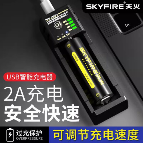 天火锂电池万能单双槽【2A快充】