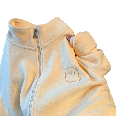 摇粒绒开衫卫衣外套女