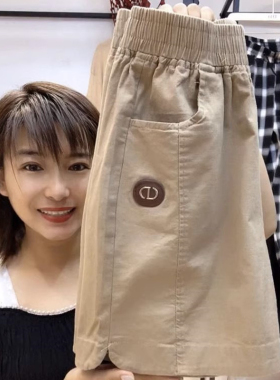 清仓捡漏~休闲运动短裤女夏季新款五分裤直筒裤宽松黑色显瘦热裤