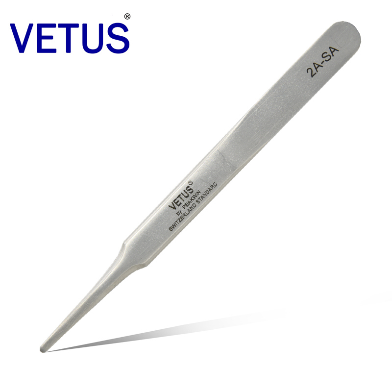VETUS SA系列镊子 修表工具 精细高精密防酸防磁不锈钢 镊指钳 邮