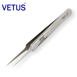VETUS 高端精密镊子5SA-JP（110mm） 特种不锈钢防磁防酸碱镊子