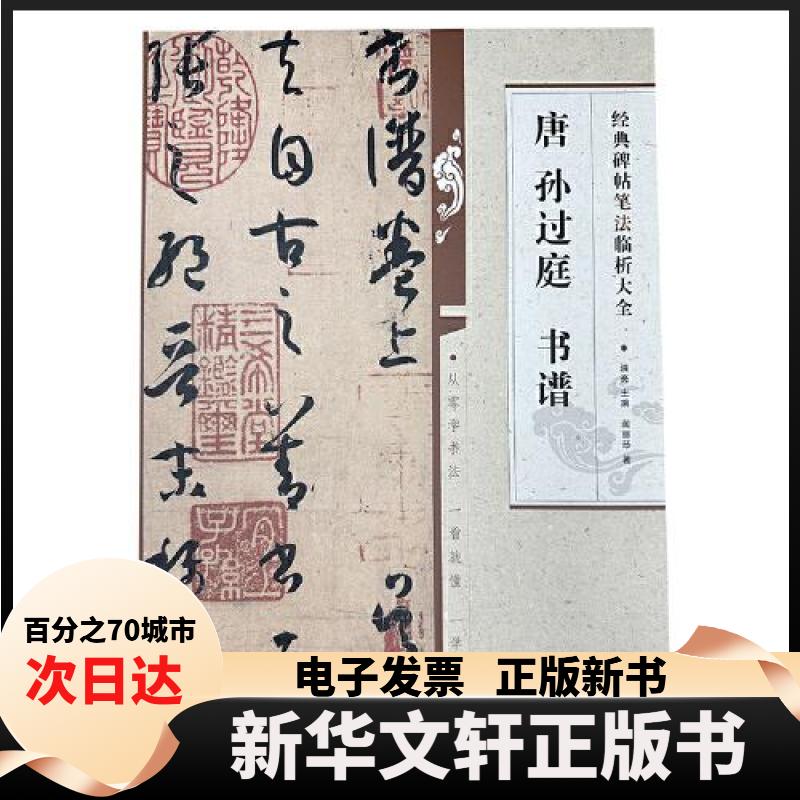 【新华书店】 经典碑帖笔法临析大全：唐 孙过庭 书谱 洪亮主编 阎丽琴  著 湖北美术出版社