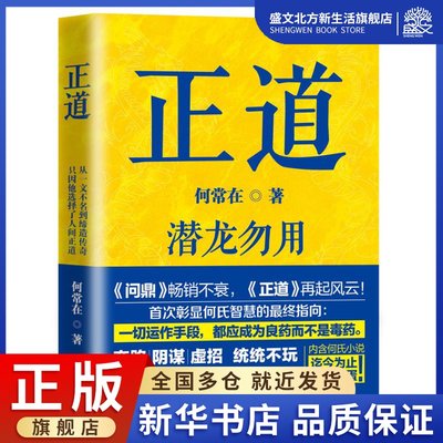 正道 何常在 著 官场、职场小说 文学 广东人民出版社 图书