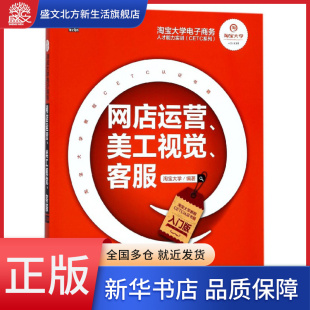 网店运营美工视觉客服 淘宝大学电子商务人才能力 入门版