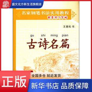 古诗名篇(王惠松行草)/名家钢笔书法实用教程配套练习字帖