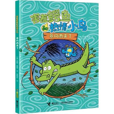 书籍正版 害羞鳄鱼和热情小鸟:暴风雨来了 诺姆·费迪 接力出版社有限公司 儿童读物 9787544885546
