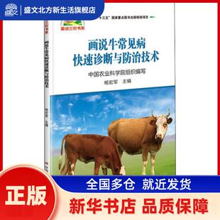 画说牛常见病快速诊断与防治技术 杨宏军 中国农业科学技术出版社 新华书店正版