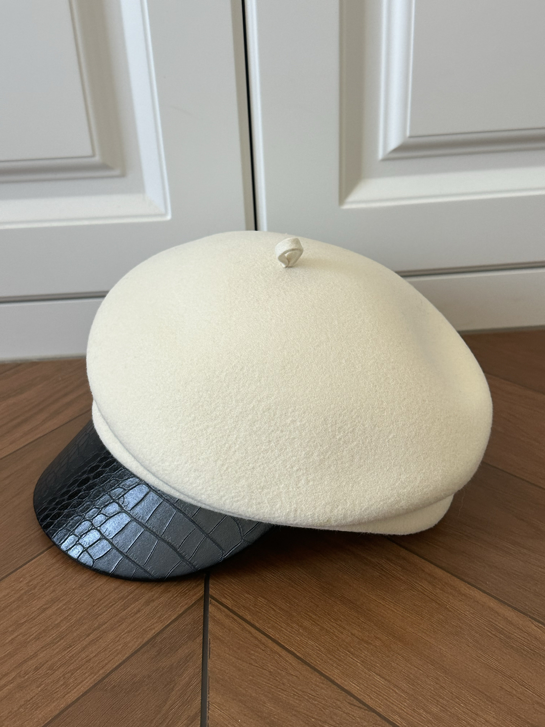 teshop 澳洲100%羊毛贝雷帽 秋冬报童帽