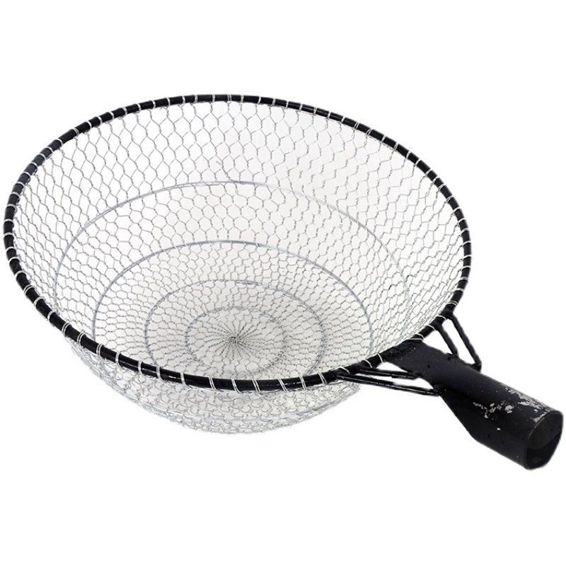 手工编织铁丝网大漏勺板栗