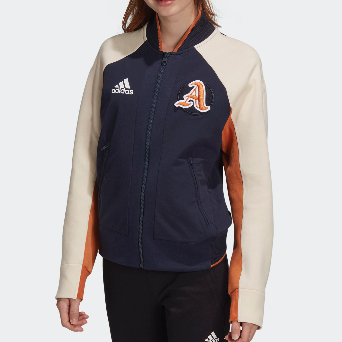 阿迪达斯正品大童休闲夹克