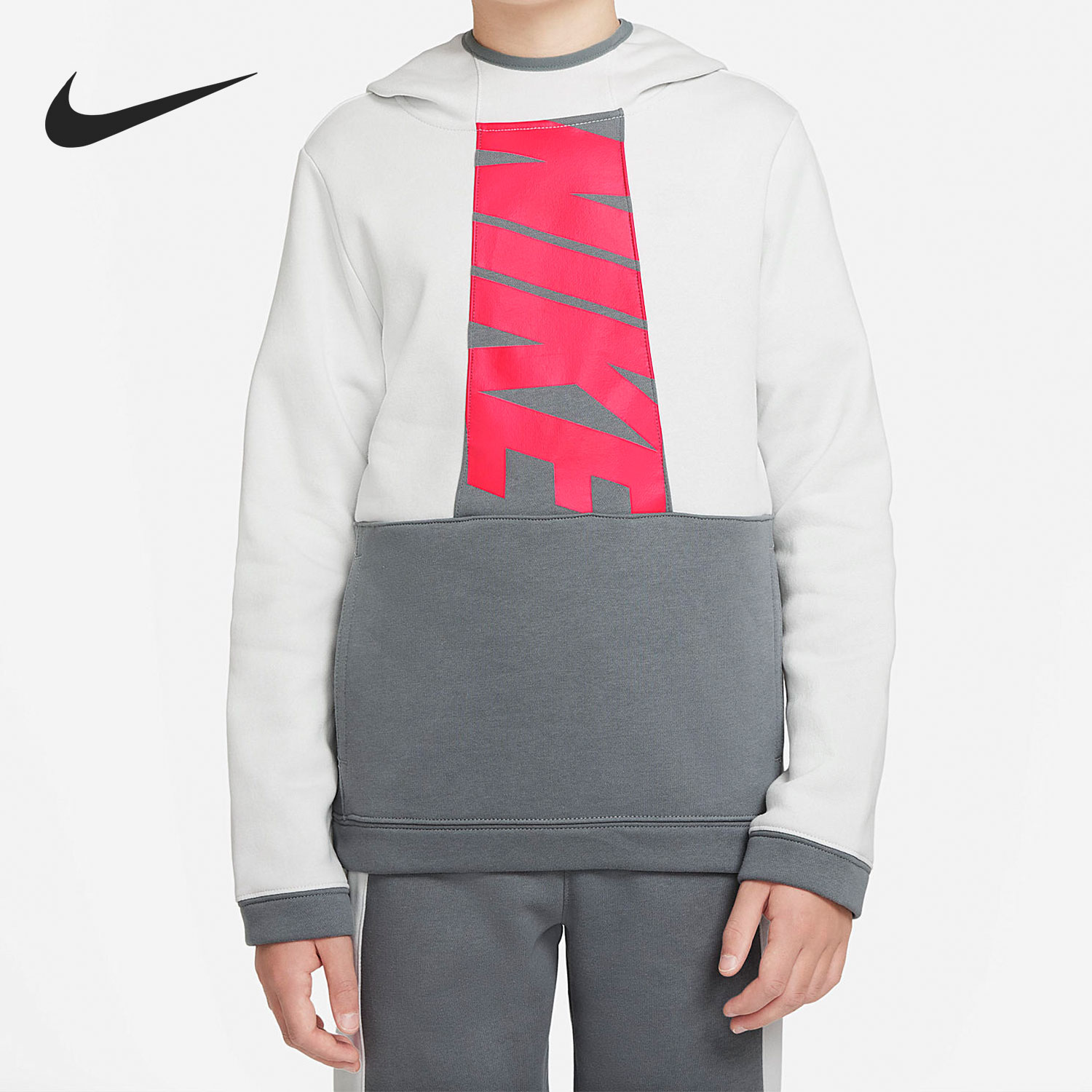 Nike/耐克正品B NSW AMPLIFY PO大童运动宽松卫衣DM8067-025