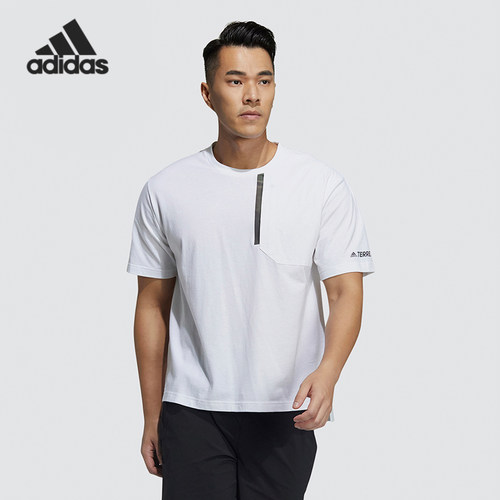 Adidas/阿迪达斯正品TERREX夏季新款男子款户外舒适运动T恤GN7618