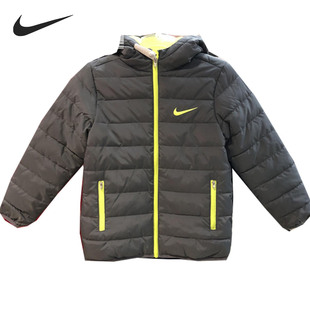 男女童棉服连帽短款 Nike 款 2020春季 保暖运动外套HA5135 耐克正品