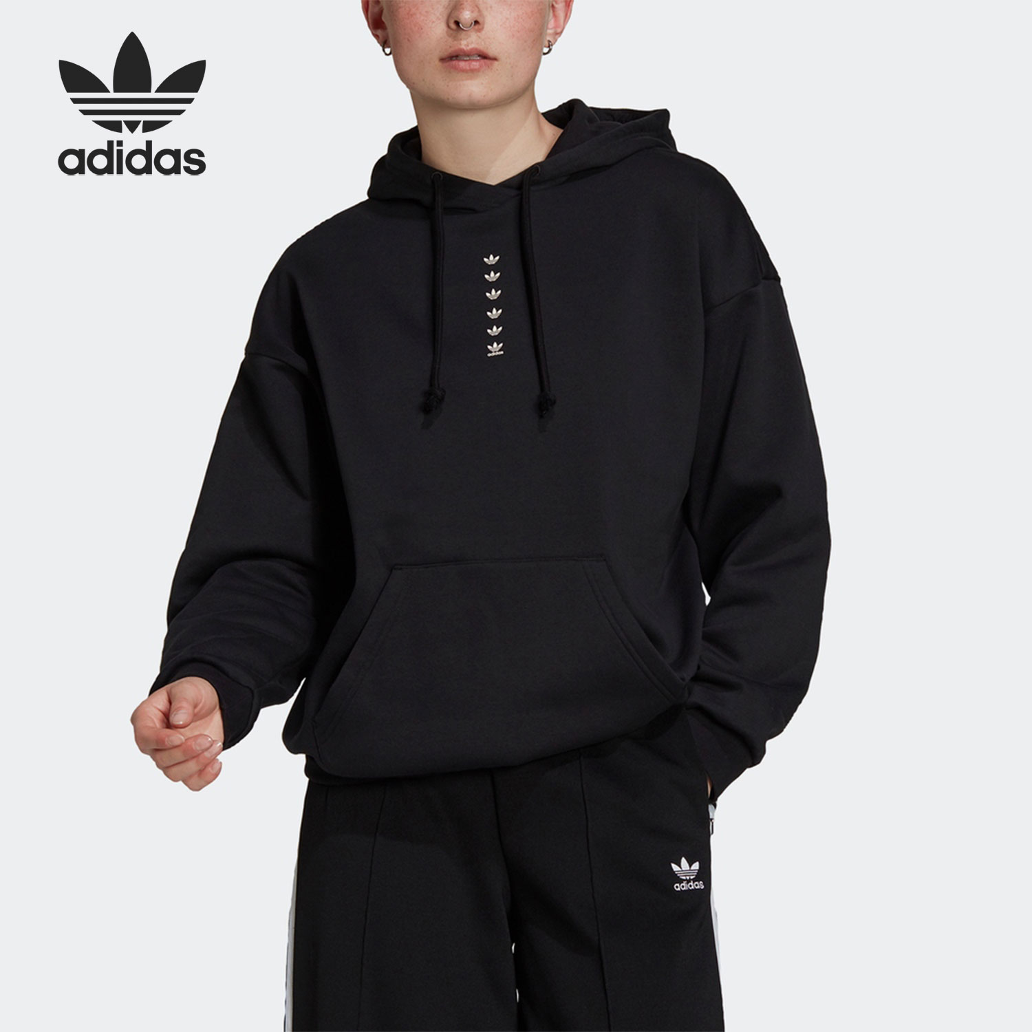 Adidas/阿迪达斯三叶草女子卫衣