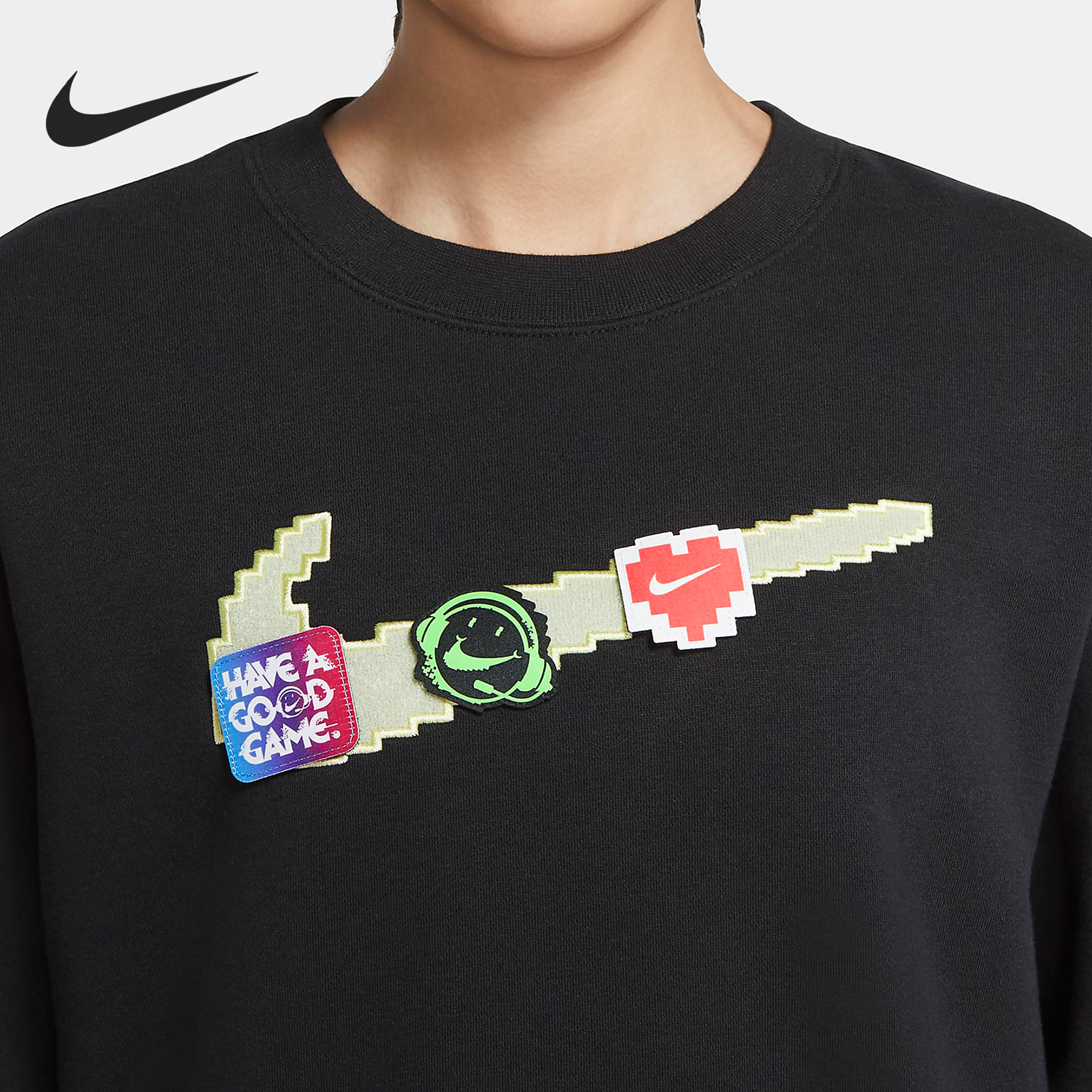 nike耐克正品2021j印花运动卫衣