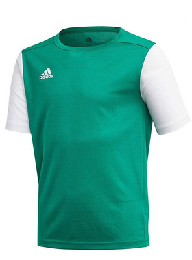 Adidas/阿迪达斯正品ESTRO19儿童套装光板组队短袖上衣短裤DP3216