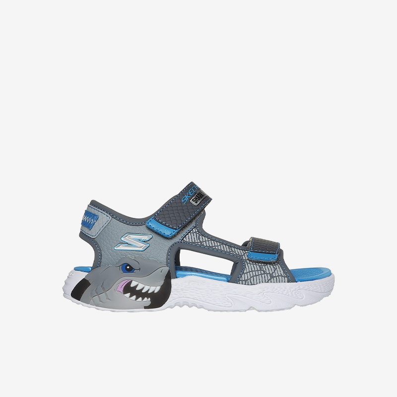 斯凯奇大童时尚舒适休闲露趾凉鞋