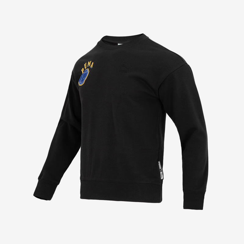 Puma/彪马正品春季新款男子休闲简约运动套头卫衣622275-01