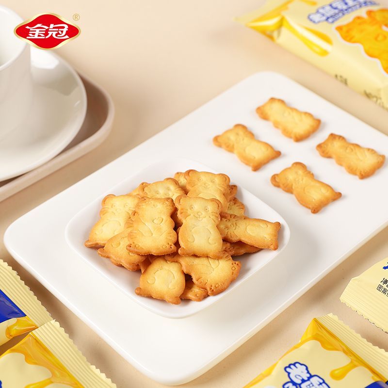 可爱造型黄油芝士饼干春游追剧必备休闲解馋小零食品春节分享饼干
