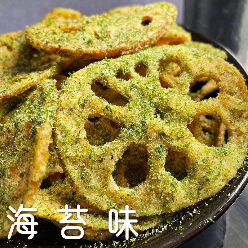 莲藕脆片香辣椒盐味脱水即