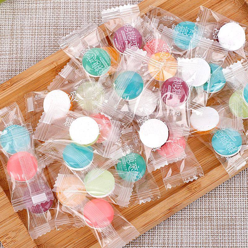 糖糖恋爱糖水果味硬糖儿童分享双色双味五斤什锦糖喜糖商务迎宾糖