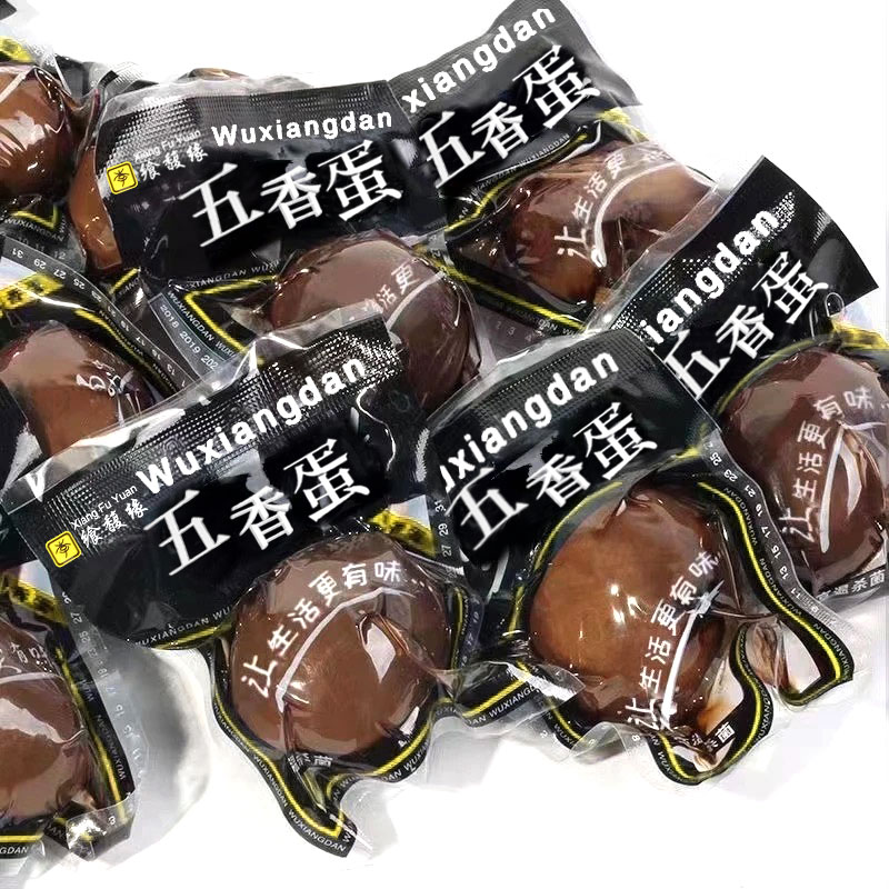 正品乡巴佬风味卤蛋五香鸡蛋去壳茶叶蛋泡面搭档批发卤味学生零食