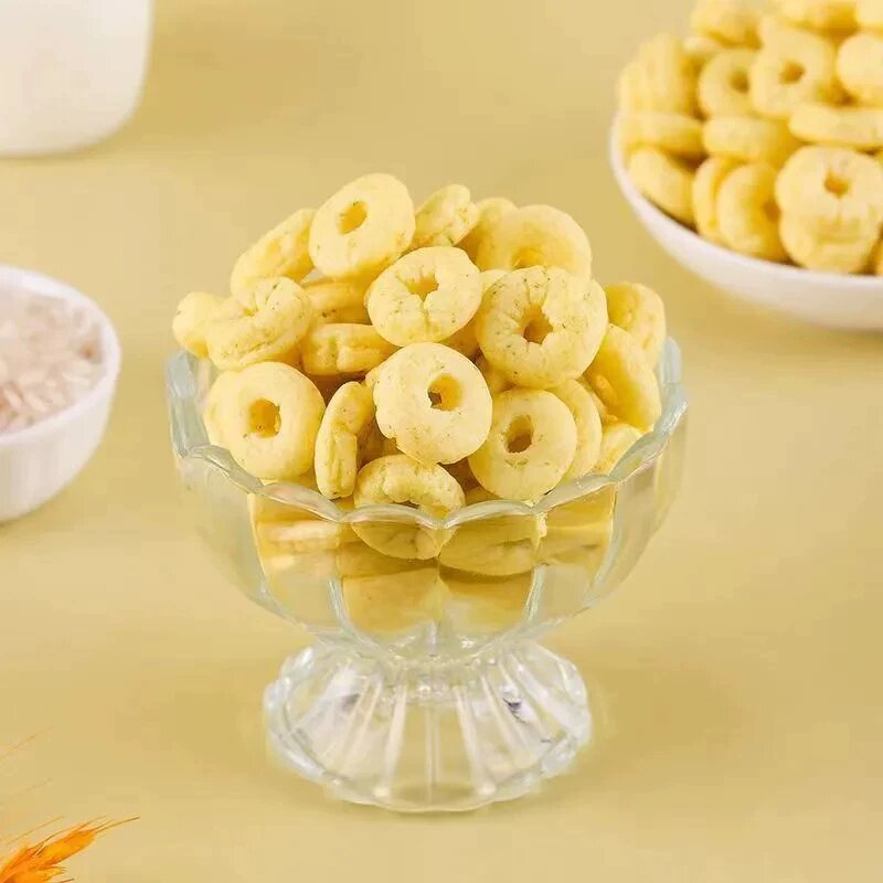 蔬菜味泡芙圈儿童校园休闲零食解馋小吃囤货膨化食品非油炸小包装