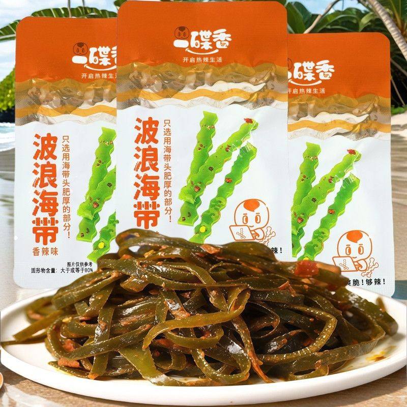 一碟香脆笋泡椒味笋片下饭菜小包装素食开袋即食休闲零食蔬菜