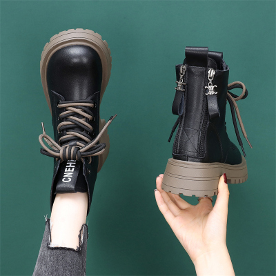 卡恋伊马丁靴绒毛内里橡胶底